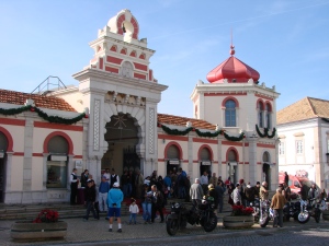 entrance of the market hall